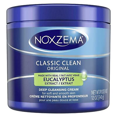 NEW NOXZEMA Classic Clean Original Deep Cleansing Cream WITH EUCALYPTUS 12 Oz $13.95