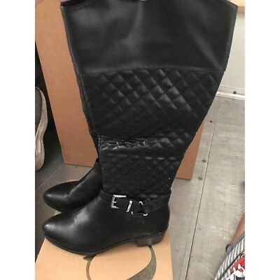 #ad #ad Womens Size 9 Black Boots $25.00