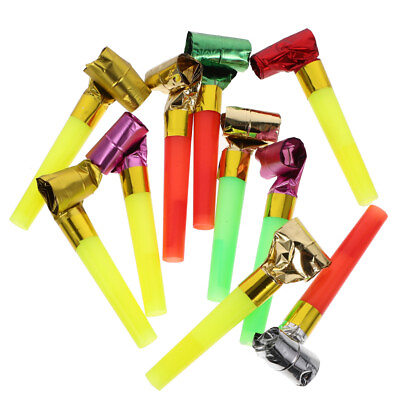 #ad #ad 10 Pcs Party Blowers Kids Stockage Plus . Party Whistle Toy $8.15