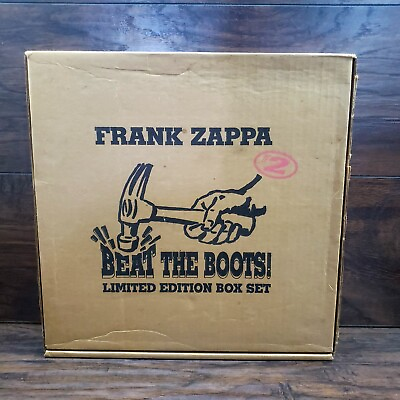#ad Frank Zappa Beat The Boots #2 Limited Edition Box Set of 7 Cassettes with Beret $178.83