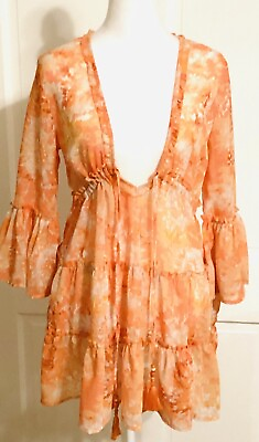 #ad Beach Wear Women#x27;s Cover Up Preowned $13.99