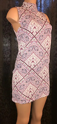 NWT Pearle 88 Women’s Multi Color Sleeve Less CUTE Summer Dress Size XS $5.00