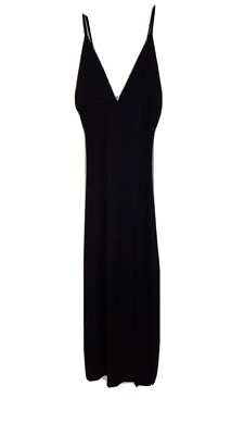 Woman Cocktail Long Dress black Size Small $23.75