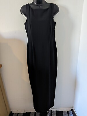 #ad Jones New York Black Maxi Dress Petite 6 $32.00