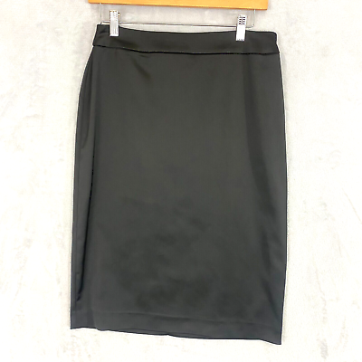 #ad Tadashi Collection Knee Length Black Pencil Skirt Women#x27;s Size 6 Classic Capsule $19.88