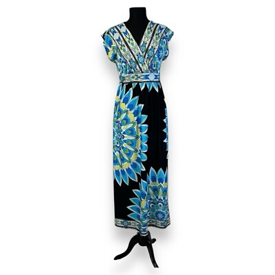 #ad Olivia Matthews Floral Maxi Dress L $25.00