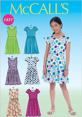 #ad Mccall#x27;S Pattern Company M7079 Girls#x27; Girls#x27; plus Dresses Size PLS $12.54