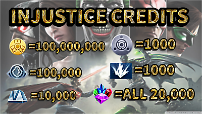 #ad #ad INJUSTICE IOS CHEAP CREDITS **SPECIAL OFFER** **SAME DAY** $7.99