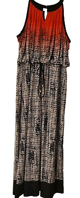 #ad Calvin Klein plus size delightful dress 1X long Sleeveless versatile  $45.00