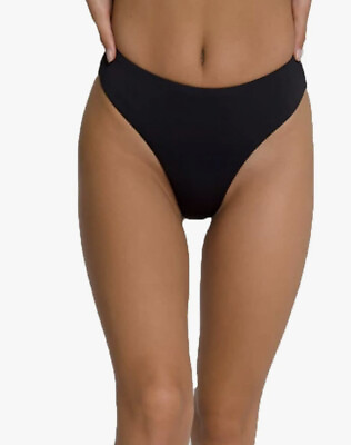 #ad Good American Black Bikini Bottom Size 0 XS New $21.74