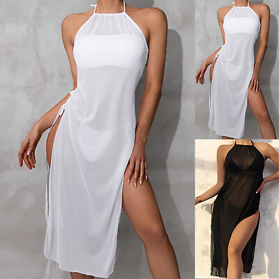 Swimsuit Cover Ups for Women Women Sheer Mesh Cover Up Shorts Beach Cover Up $14.19