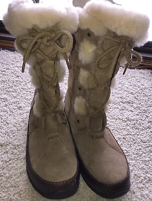 #ad Women’s North Face Brown Boots Sz 10 PRIMALOFT Insulated Waterproof NWOT $149.99