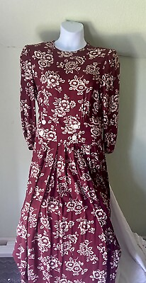 Vintage HHR Burgundy Dress Size 16T $29.00
