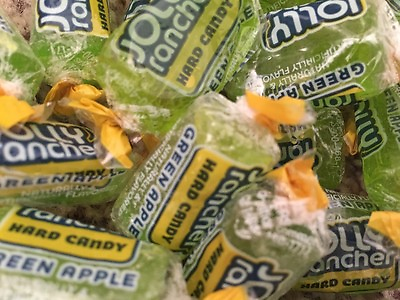 New Green Apple Jolly Rancher Candy Wedding Party Favorite 4 Pounds LB Green $25.95