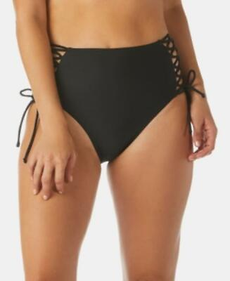 #ad MSRP $38 Raisins Samba Solids Twilight High Rise Bikini Bottoms Swimsuit Size S $21.84