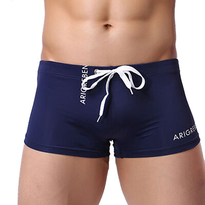 #ad Men Summer Swim Shorts Swimwear Swimming Trunks Underwear Boxer Briefs Pants $8.27