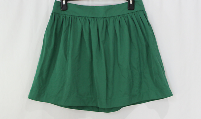 #ad Zara Womens Green Mini Skirt L $7.99