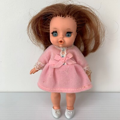 #ad #ad Vintage 1960s Furga Laura Mini Doll 15cm Bambola Minifurga Made in Italy AU $108.50