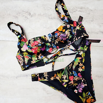 #ad Victoria#x27;s Secret Full Coverage swim set birds of paradise brazilian floral $35.10