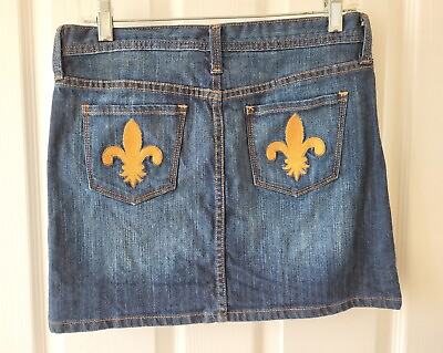 #ad Vintage Gap Jeans Denim Skirt Womens Size 4 Blue Mini 1969 $12.99