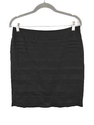 #ad #ad Rafaella Womens Size 10 Business Career Black Pencil Skirt Lined Side Zipper $9.99