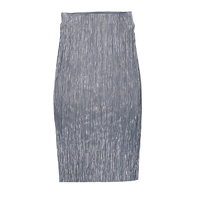 #ad Calvin Klein Women#x27;s Pencil Skirt Long Fancy Silver Casual Bottoms X Small New $29.99