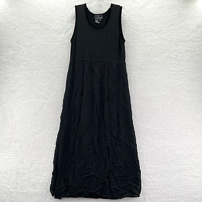 Vintage Carole Little Dress Womens Medium Black Goth Grunge Top Pullover Lined $84.39
