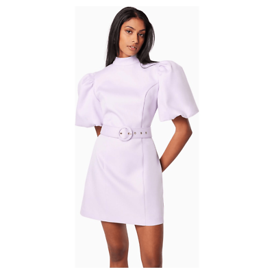 #ad ELLIATT DENMARK Mini Dress Lilac Women’s Cocktail Dress Size S NWT $298 $120.00