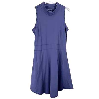 #ad TOADamp;CO Large Summerdance Sleeveless Organic Dress Blueberry $33.21