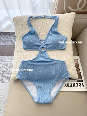 #ad Cute Blue swimming suit one piece Small $30.00