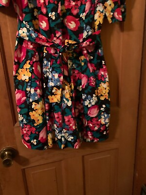 #ad VERY CUTE AND COLORFUL ROMPER WITH SHOULDER PADS BEAUTIFUL COLORS $40.00