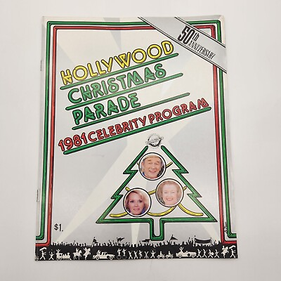 #ad Hollywood Christmas Parade 1981 Celebrity Program Roy Rogers Jenilee Harrison $26.77