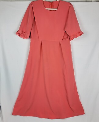 #ad Amish Mennonite Cape Dress 40quot; Bust 35quot; W Feminine Modest $24.99