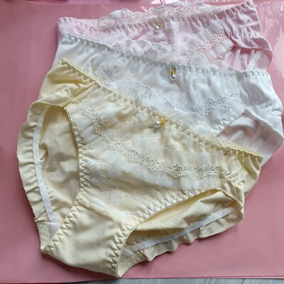 #ad 3Pcs Kids Cotton Panties Knickers Pearl Underwear Gifts for Teen Girls Briefs $12.34