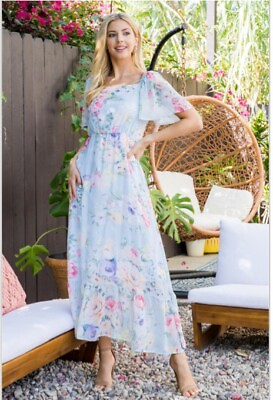 #ad floral maxi dress $15.00