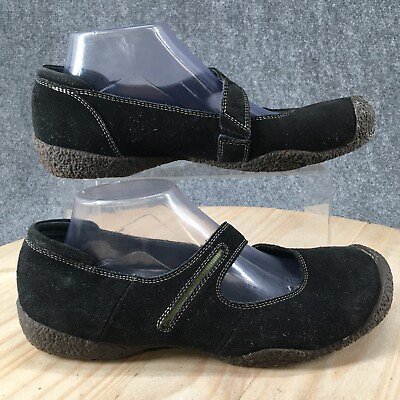 Keen Shoes Womens 10 Mary Jane Black Suede Hook amp; Loop Comfort Casual Low Top $35.99