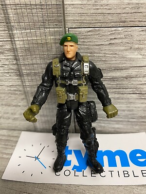 #ad Chap Mei Soldier Force Action Figure w Beret and Black Outfit $8.00
