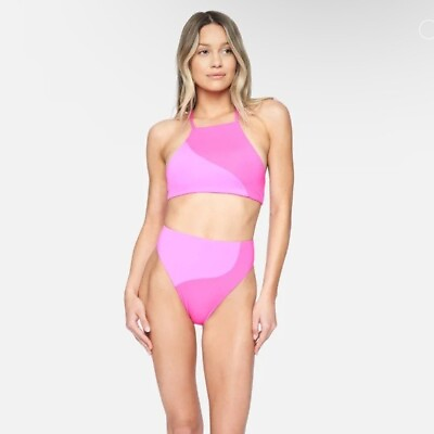 #ad #ad Hurley NWT Party Wave Hot Watermelon Bikini Women#x27;s Small $60.00
