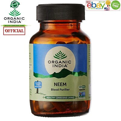 #ad #ad Organic India Neem Exp.2025 USA OFFICIAL Care Immunity Skin 5 day World Delivery $15.99