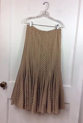 #ad ISDA amp; Co Lace Maxi Skirt Womens 4 NEW $19.95