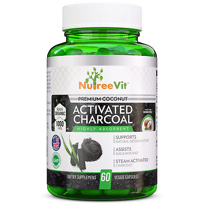 #ad NutreeVit 100% Organic Highly Absorbent Activated Charcoal $50.40