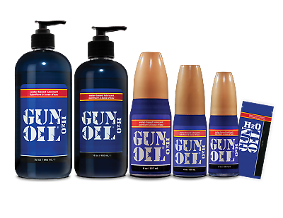 #ad GUN OIL H2O Premium Water Based Personal Lubricant Glide Long Lasting Sex Lube $57.95