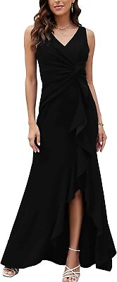 #ad FQA Long Black Evening Gowns for Women Formal Dresses for Women Evening Party El $132.82