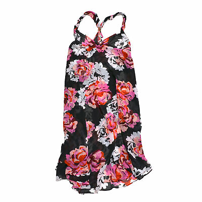 #ad Victoria#x27;s Secret Swim Cover Up Very Sexy Sheer Dress Floral Black Red Vs New $15.97