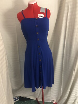 #ad Royal blue size small summer dress $7.75