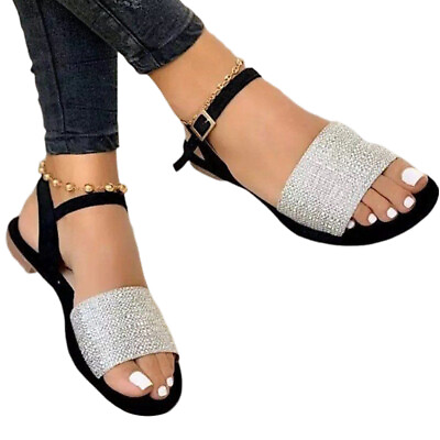 #ad Comfort Dress Sandals Women Beach Fashion Summer Flats Party Women’s Flat Sandal $20.98