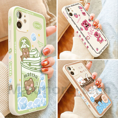 Cartoon Silicone Soft Case Cover Cute For iPhone 12 Pro Max 11 XS XR 7 8 Plus 13 $4.85