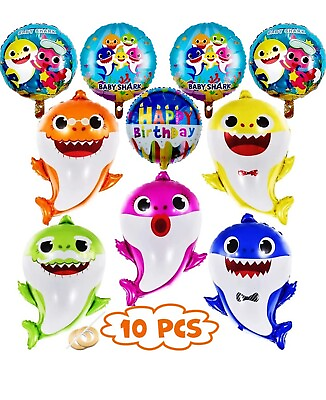 #ad Baby Shark Helium Balloon Party Kit $9.99