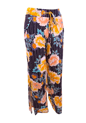 Bar III Floral Swimsuit Cover Up Pants Size Medium $7.50