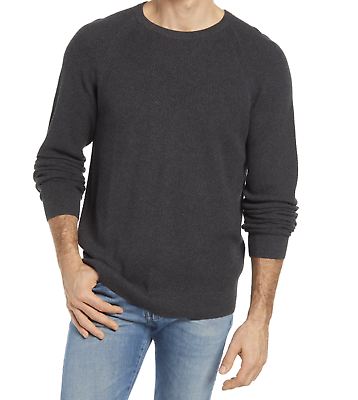 #ad Nordstrom Men#x27;s Textured Raglan Sleeve Sweater Men Sz L NEW NWT N38 $17.90